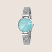 Ted Baker Ladies Staciie Silver Blue Crystal Bracelet Watch BKPSTS511