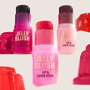 Revolution Jelly Blush Stick Lip and Cheek Stain Pigmented Flush