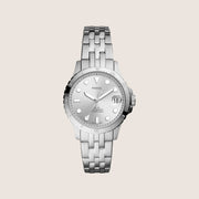 Fossil Women's FB-01 Silver Bracelet Date Analogue Watch ES4744