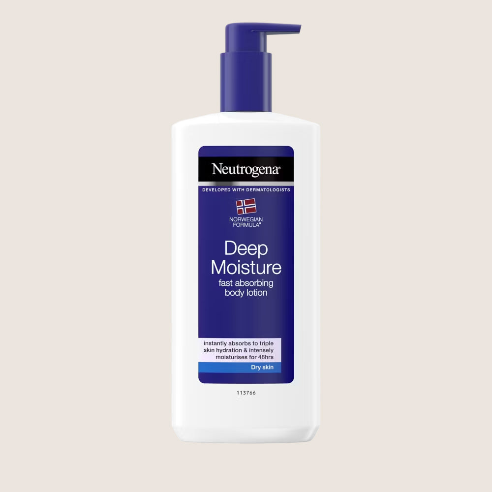 Neutrogena Norwegian Formula Deep Moisture Fast Absorbing Body Lotion 48-Hour Moisture 400ml