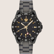 Versace Mens Sport Tech Watch All-Black Sport Precision VE2W00622