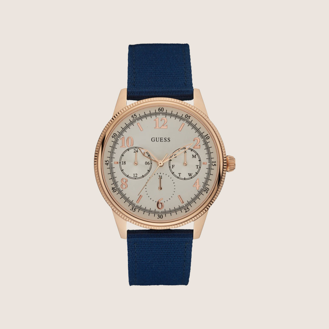 Guess Mens Watch Beige Dial W0863G4