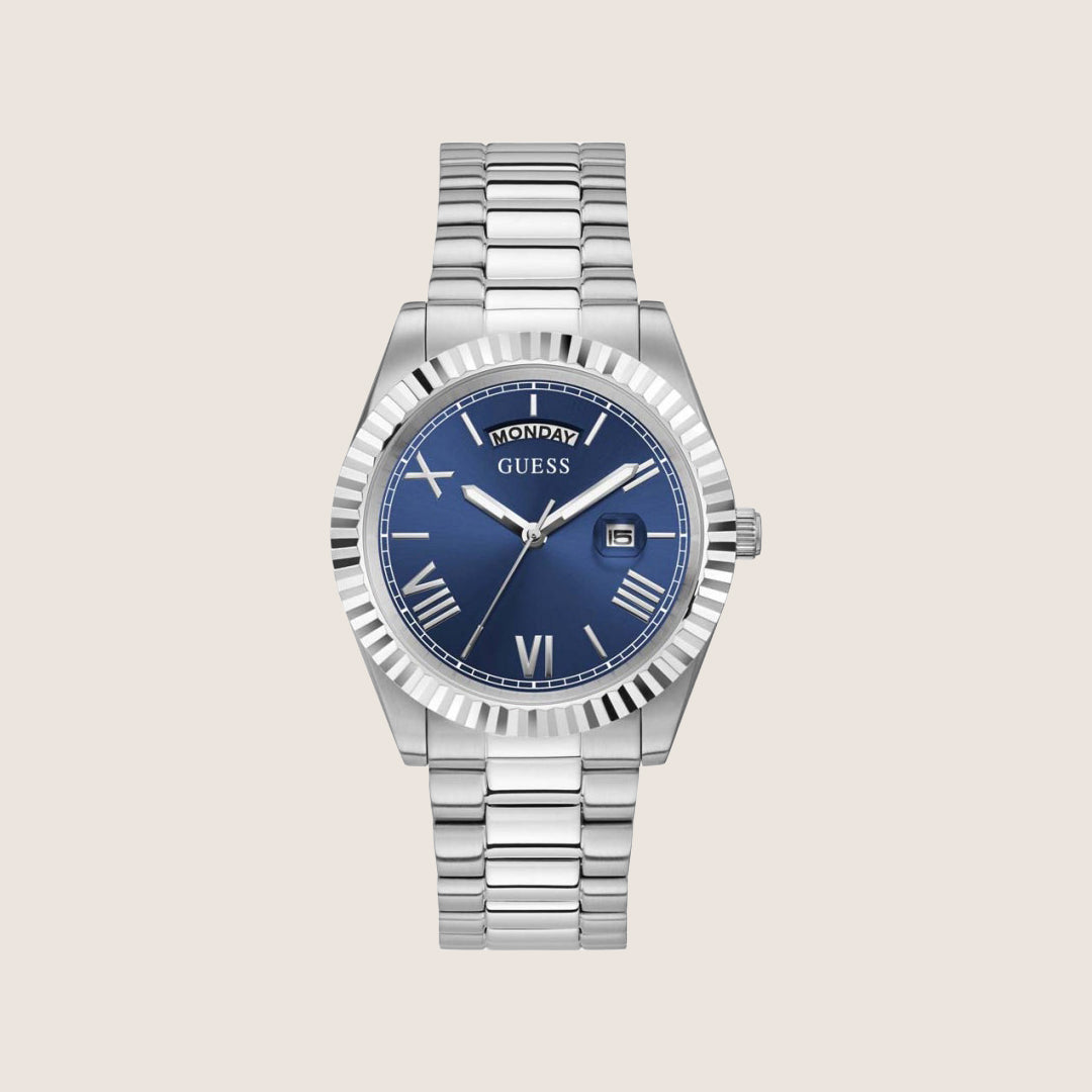 Guess Mens Connoisseur Watch Blue Dial GW0265G7