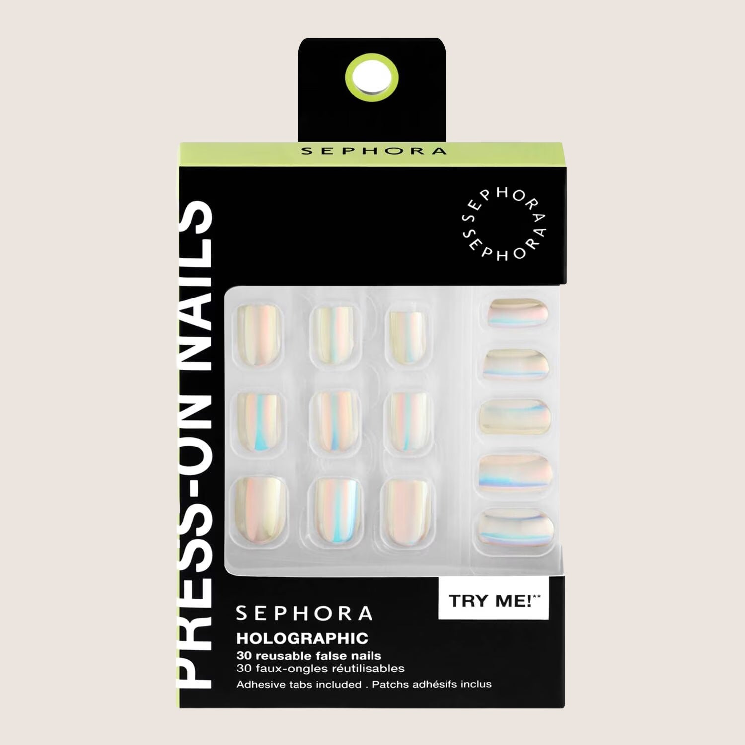 Sephora Collection Press-On Gel Nails Kit Salon-Finish Complete Manicure Set