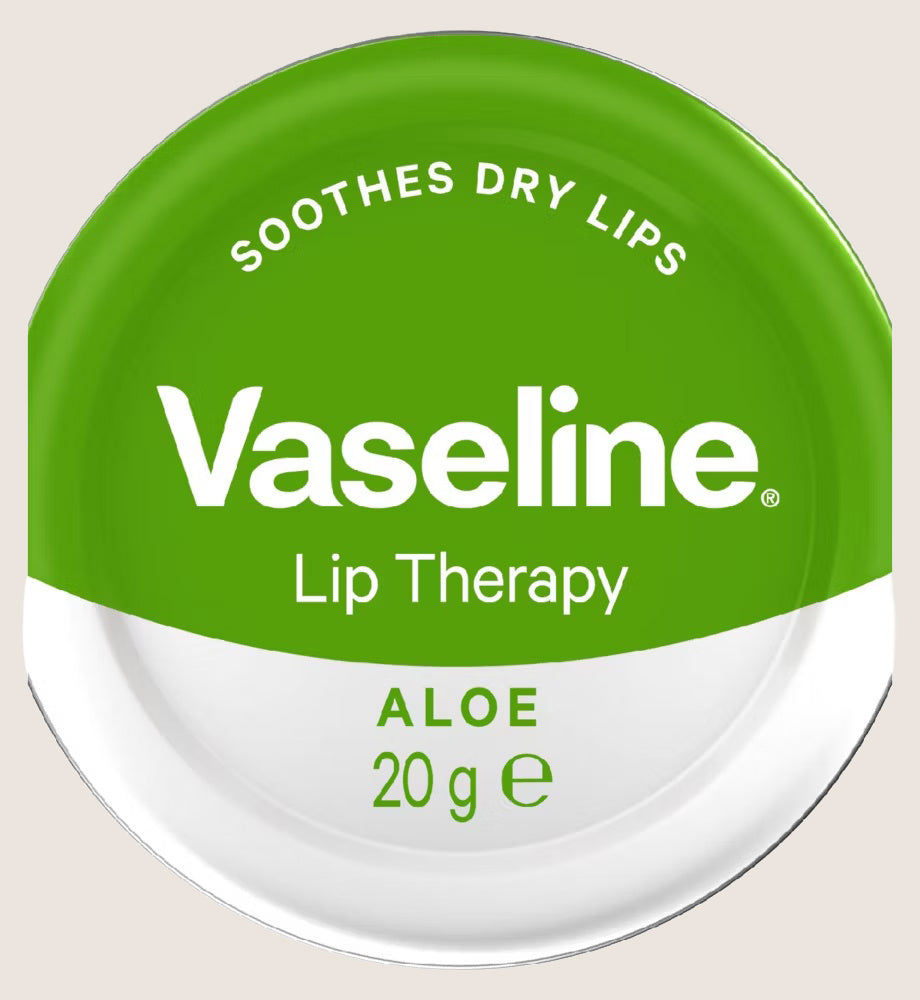 Vaseline Lip Therapy Aloe Vera Soothing Moisture Lip Balm Tin 20g