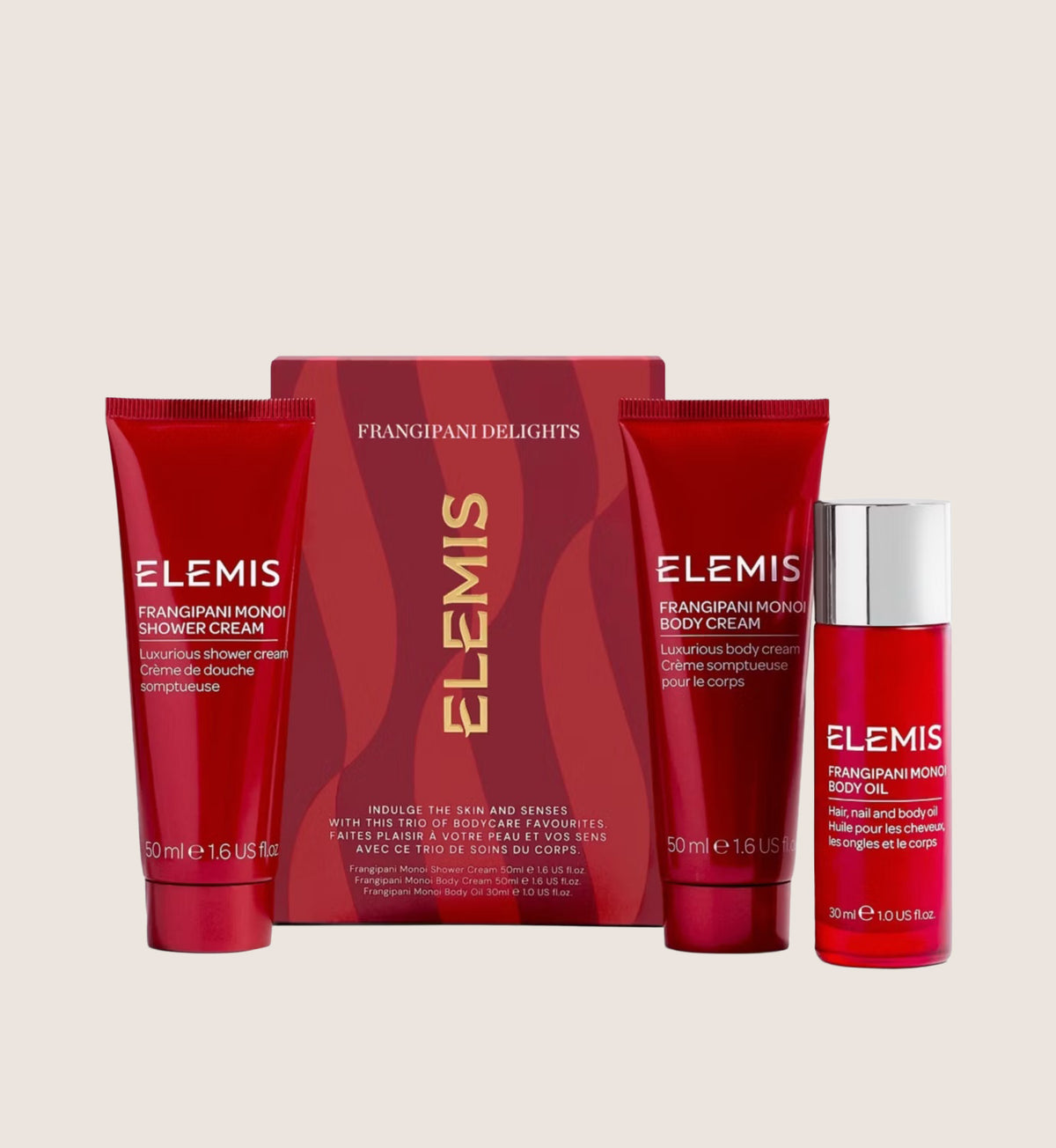 ELEMIS Frangipani Delights Bath & Body Gift Set For Her