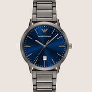 Emporio Armani Mens Watch Gunmetal Stainless Steel Bracelet AR11731
