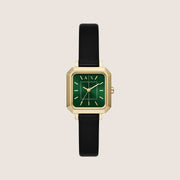 Armani Exchange Women's Urban Watch Green Dial Square Gold Case AX5723