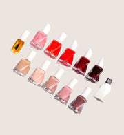 Essie Gel Couture Longlasting High Shine Nail Polish Kit, Includes 10 shades, Topcoat And Cuticle Oil Glossy Finish