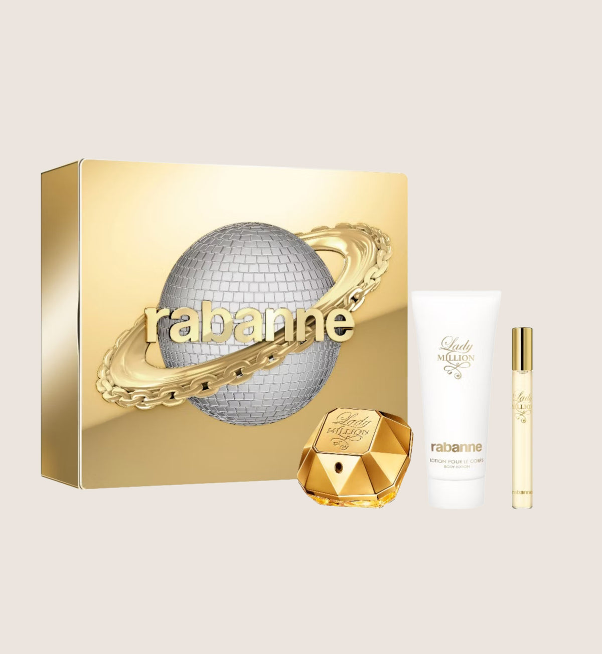 Rabanne Lady Million Eau De Parfum 50ml Fragrance Gift Set For Her
