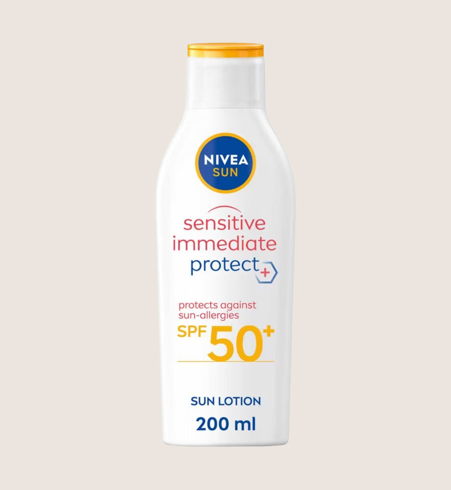 NIVEA SUN Sensitive Allergy Protect Sun Cream Lotion SPF50+ 200ml