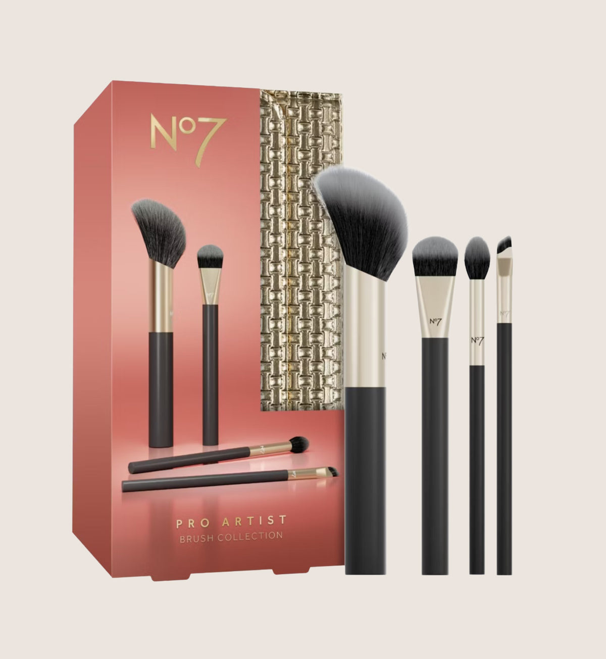 No7 Pro Artist Brush Collection Beauty Gift Set For Her