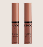 NYX Professional Makeup Butter Gloss Praline Duo Lip Gloss Set