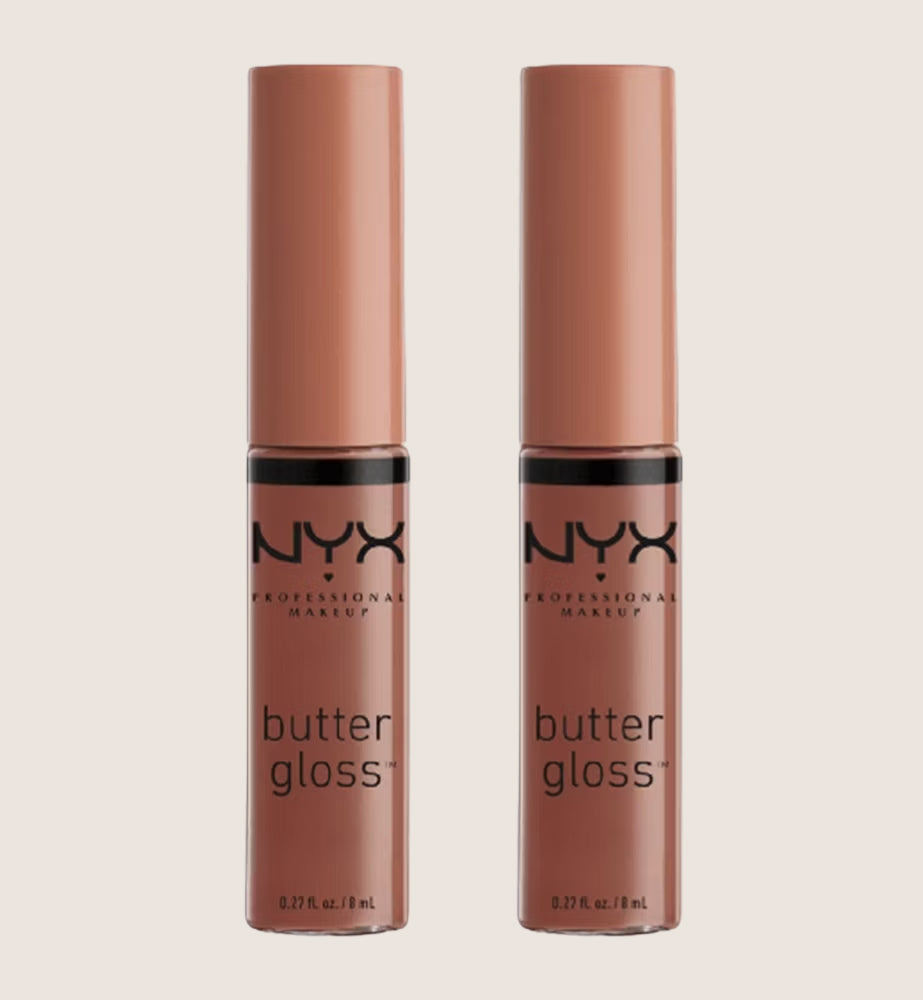 NYX Professional Makeup Butter Gloss Praline Duo Lip Gloss Set