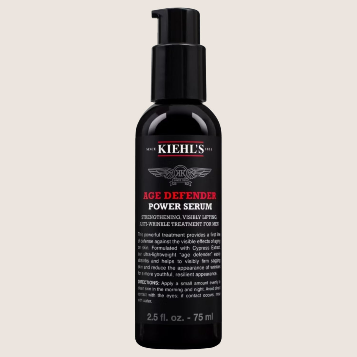 Kiehl's Age Defender Power Serum Anti-Wrinkle Serum for Men 75ml