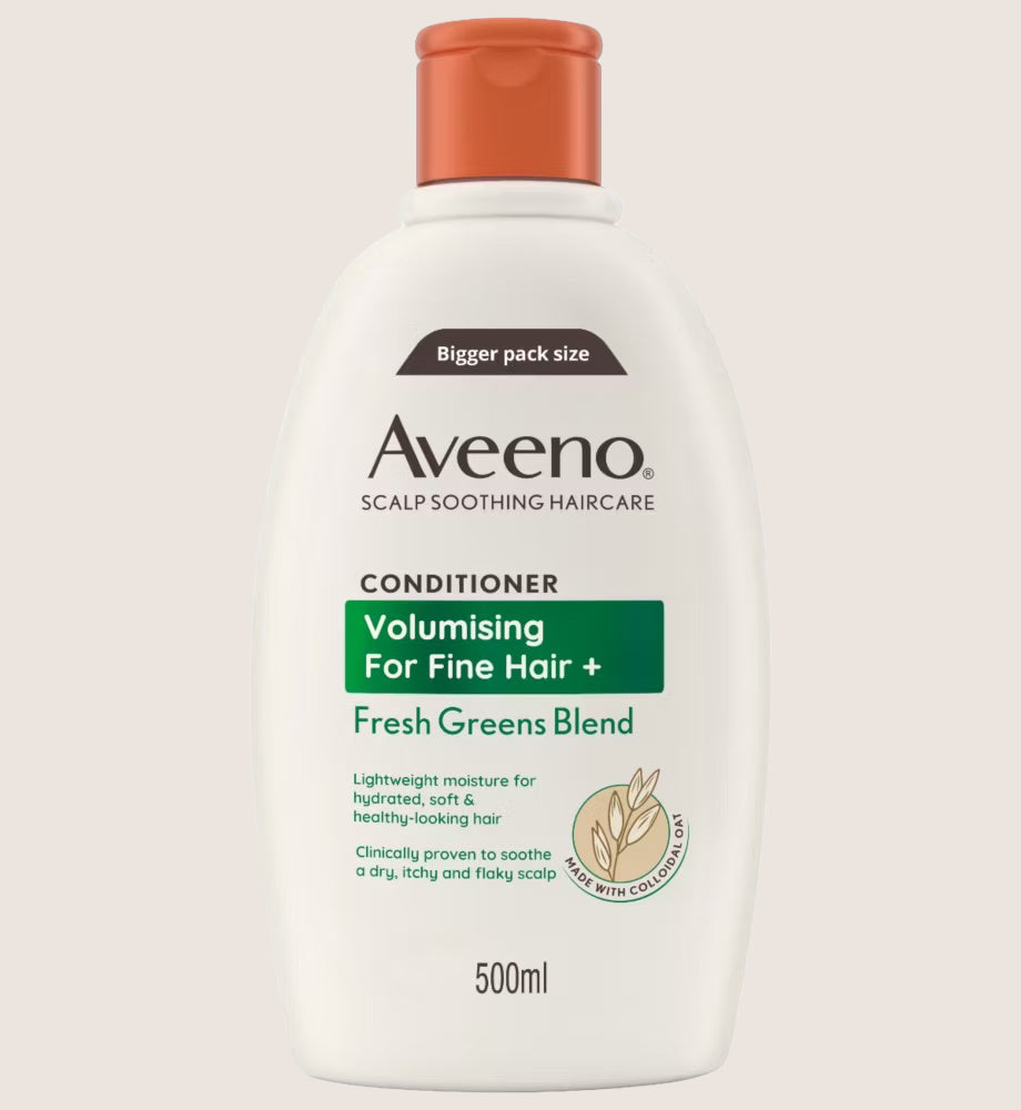 Aveeno Haircare Volumising+ Fresh Greens Conditioner Hair Nourishment 500ml