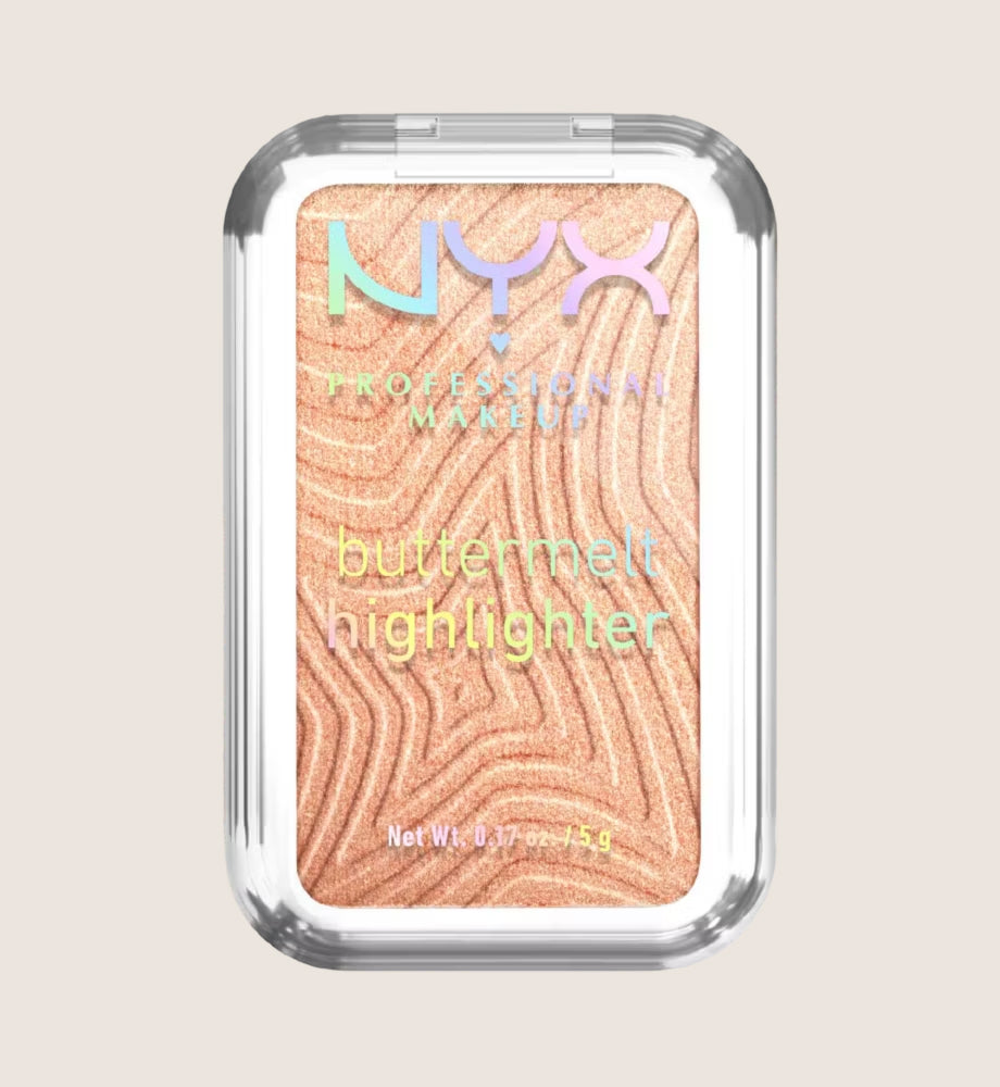 NYX Professional Makeup Buttermelt Highlighter, Powder Highlighter Vegan Formula