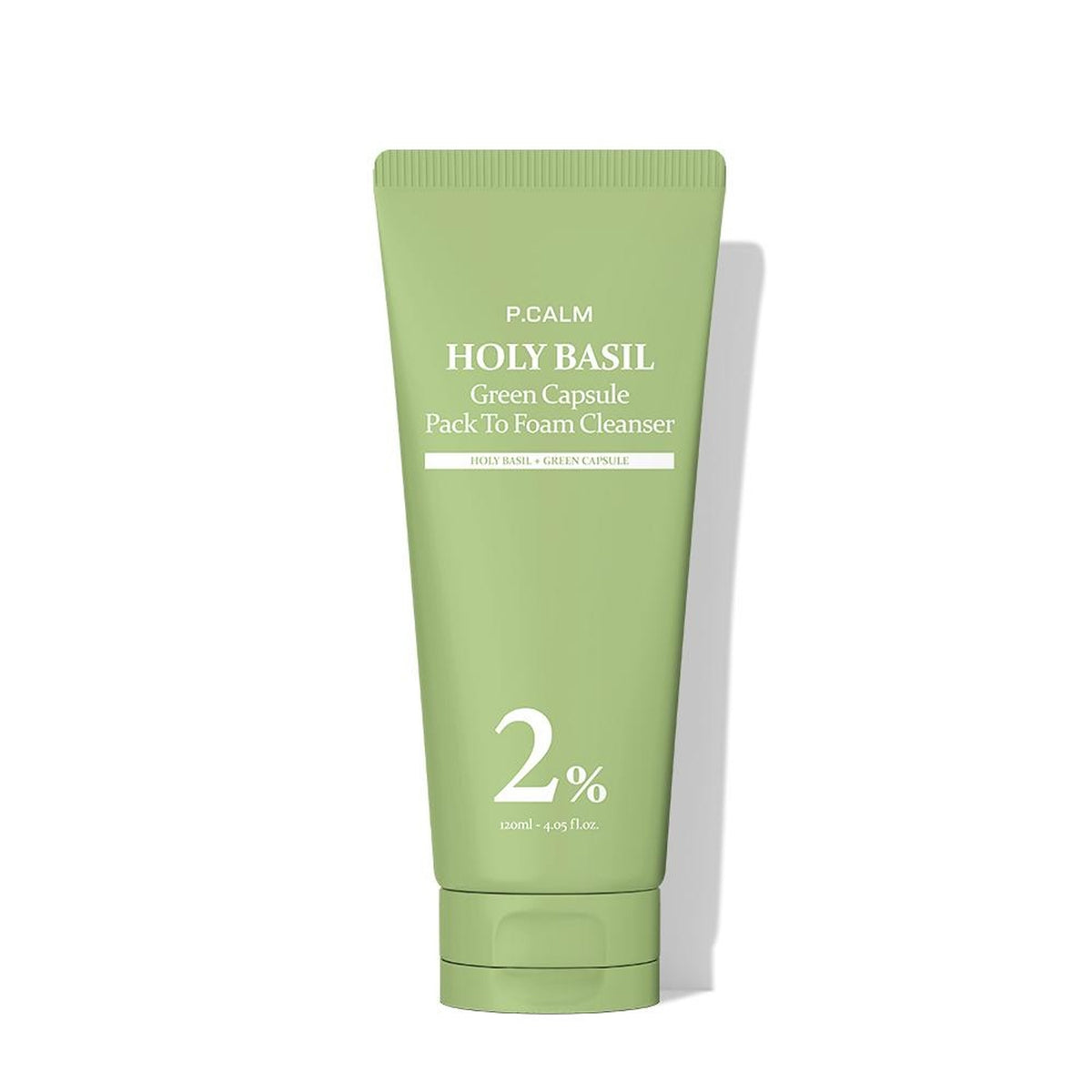 P.CALM Holy Basil Green Capsule Pack To Foam Cleanser 120ml