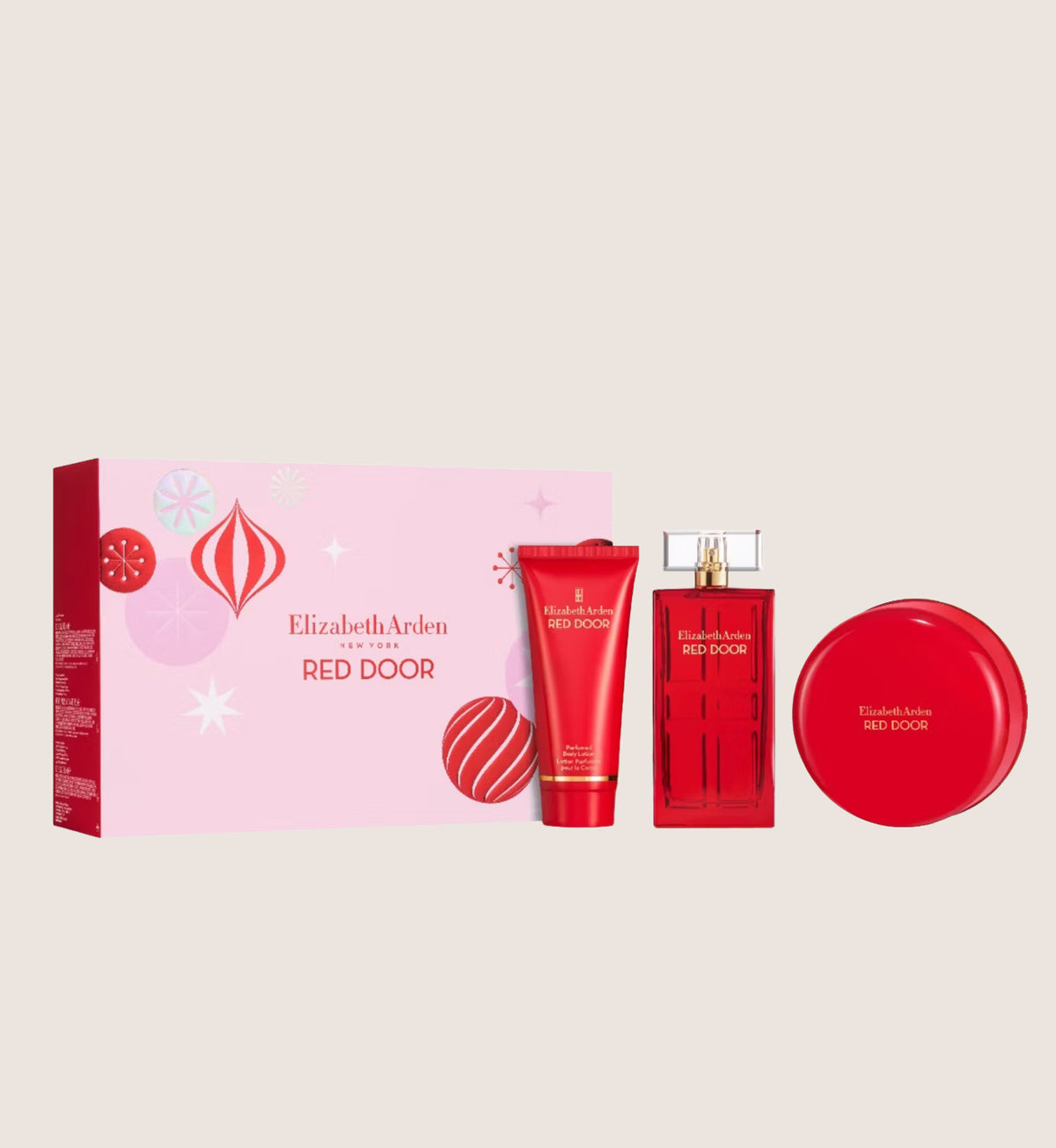 Elizabeth Arden Red Door Eau De Toilette 100ml 3 Piece Fragrance Gift Set For Her