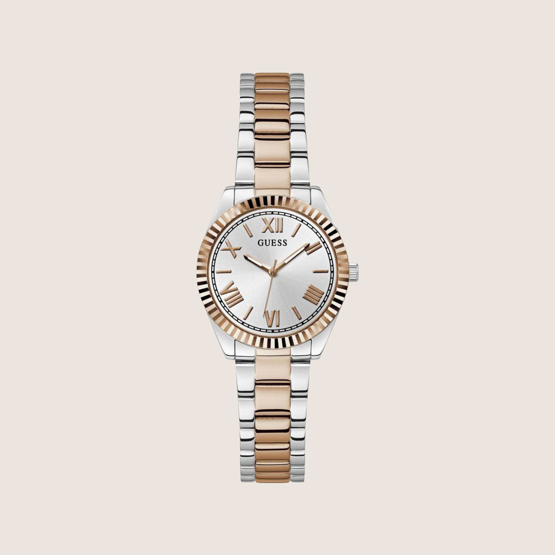 Guess Women's Mini Luna Watch Silver Dial GW0687L3