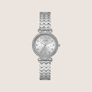 Guess Women's Enchantment Watch Crystal-Set Silver Dial GW0763L1