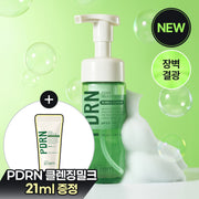 makeprem PDRN Milk Essence Bubble Cleanser 145ml Set (+PDRN Cleansing Milk 21ml)