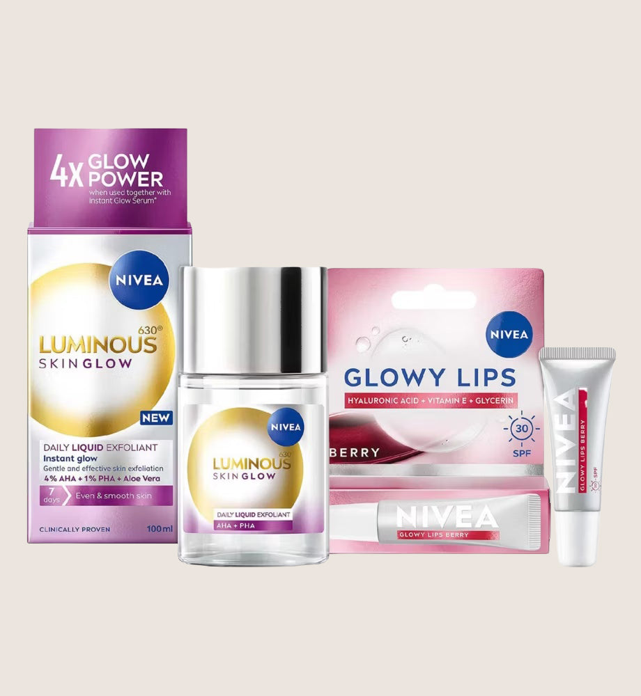 NIVEA Luminous Exfoliator & Lips Berry