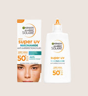 Garnier Ambre Solaire Super UV SPF50+ Niacinamide Sun Protection Face Fluid 40ml