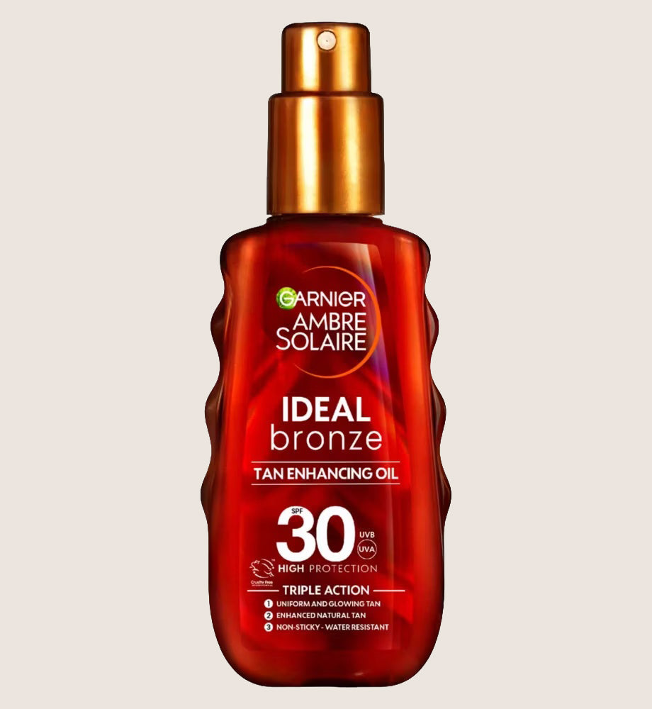 Garnier Ambre Solaire Ideal Bronze Sun Cream Oil Spray SPF 30 SPF30 150ml