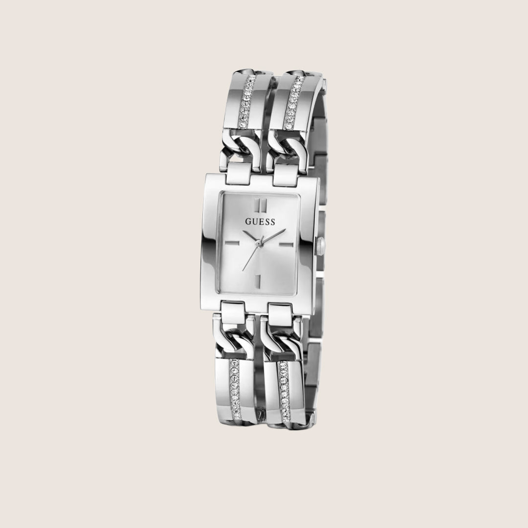 Guess Women's Silver Dial Watch Silver Dial GW0668L1