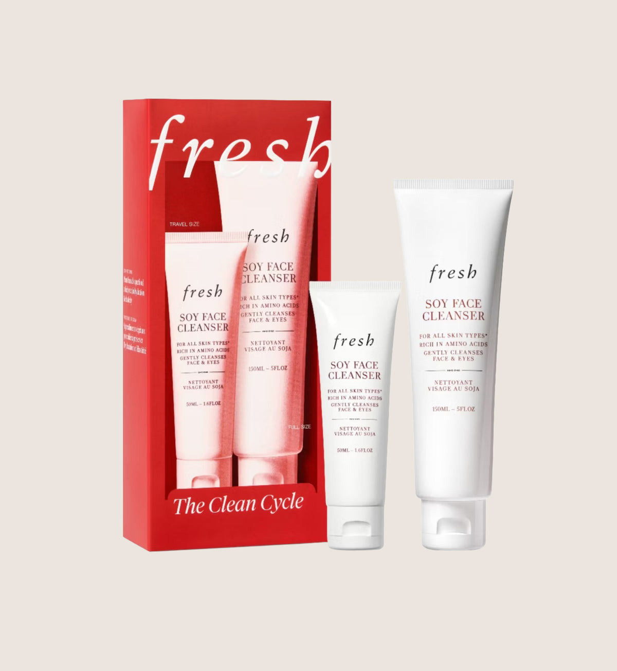 Fresh The Clean Cycle Soy Duo Skincare Gift Set For Her