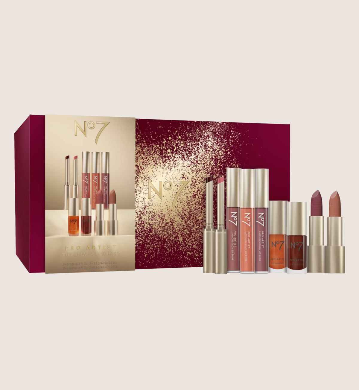 No7 Pro Artist All About Lips Beauty Gift Set For Her