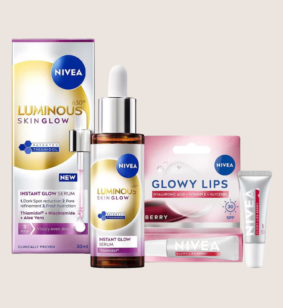 NIVEA Luminous Glow Serum & Lips Berry