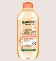 Garnier Micellar Gentle Peeling Water All-in-1 1% PHA & Glycolic Acid, Cleanse, Exfoliate & Glow 400ml