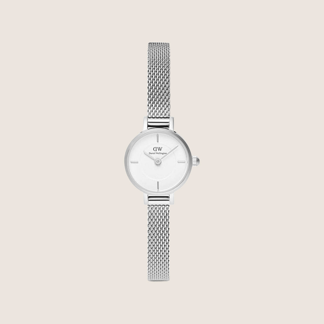 Daniel Wellington Women's Petite Mini Evergold Silver White Dial Watch DW00100746