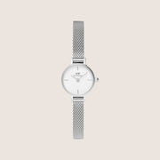 Daniel Wellington Women's Petite Mini Evergold Silver White Dial Watch DW00100746