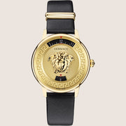 Versace Ladies Medusa Icon Watch Gold Dial Date Display VEZ200221