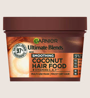 Garnier Ultimate Blends Hair Food, Coconut Oil 3-in-1 Frizzy Hair Mask Treatment 400ml