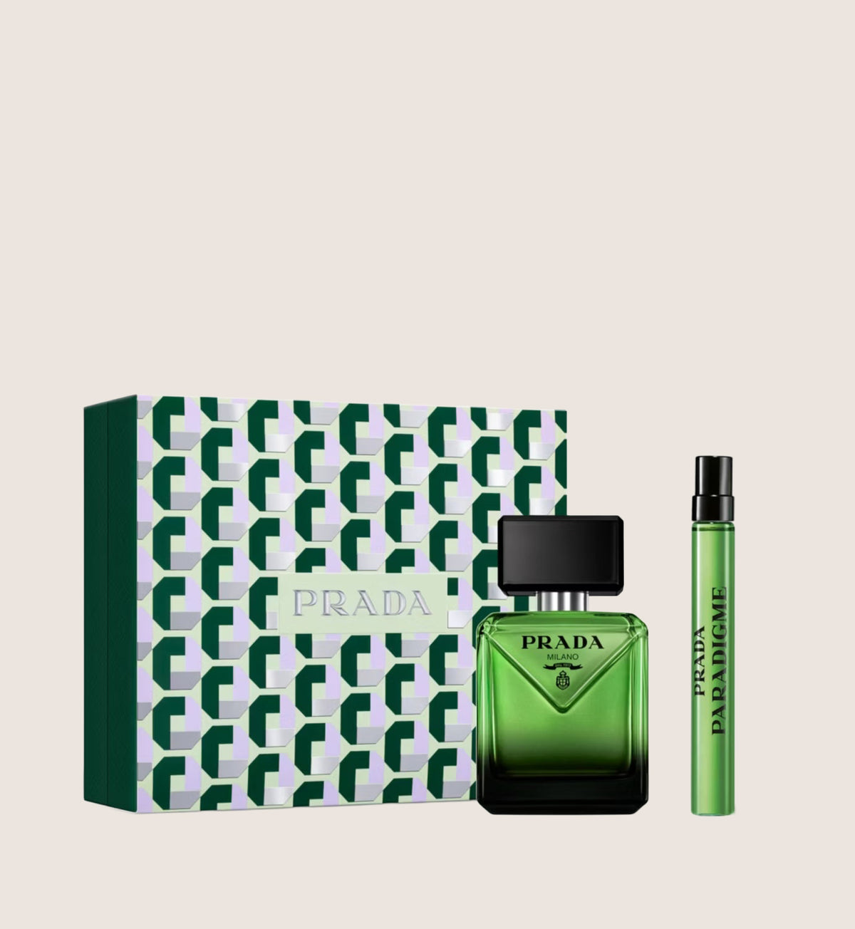 Prada Paradigme Eau De Parfum 50ml & 10ml Set Fragrance Gift Set For Her