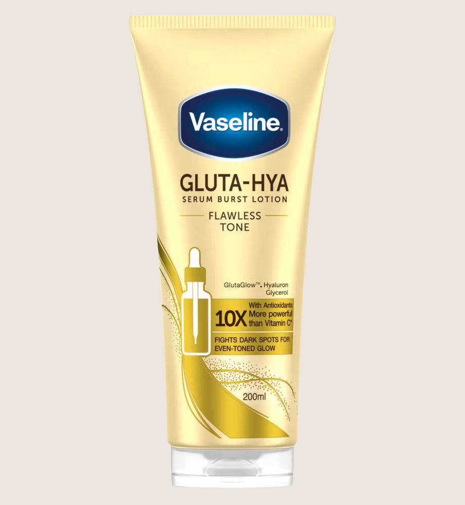 Vaseline Gluta-Hya Flawless Glow Even-Tone Serum Burst Lotion 200ml