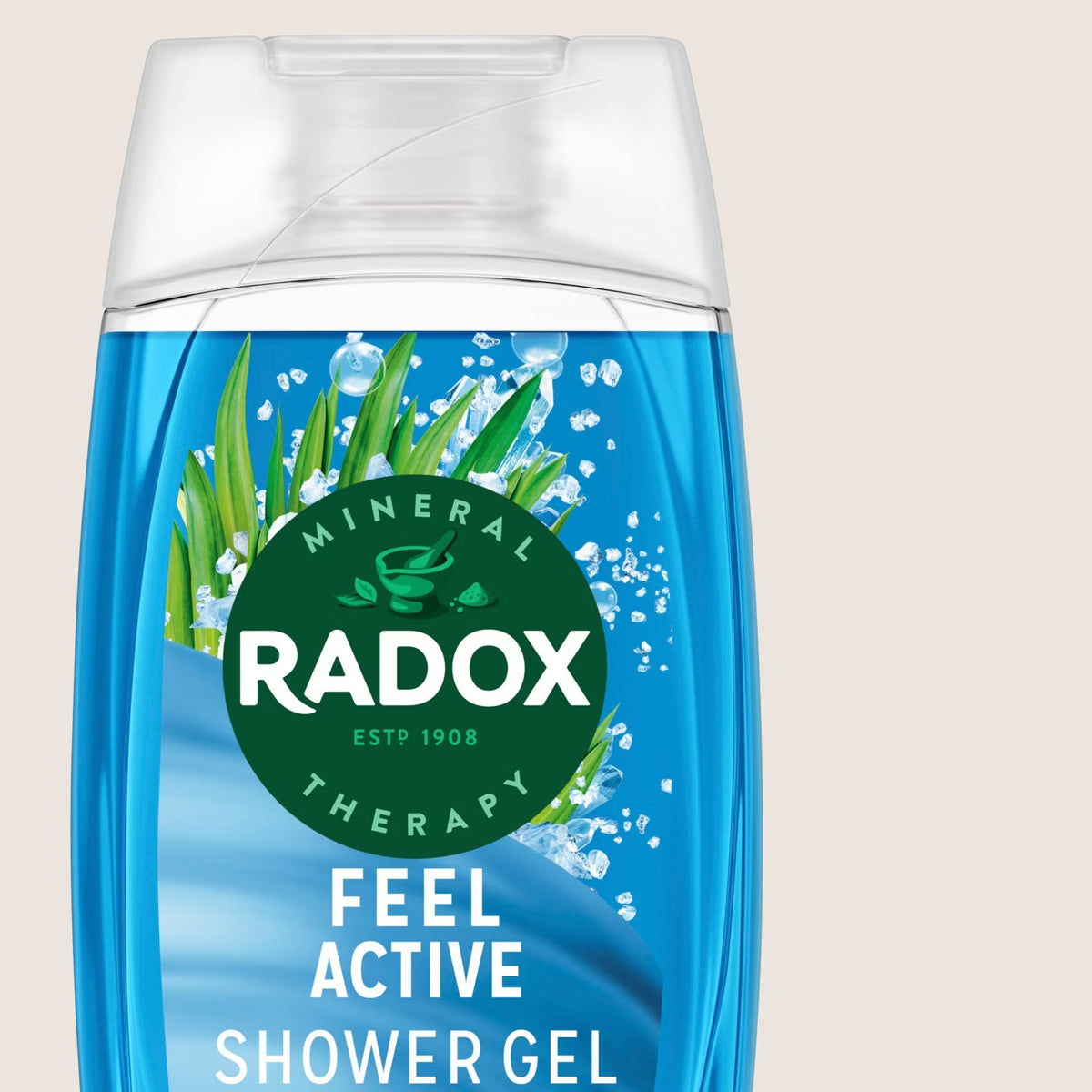Radox Mineral Therapy Feel Active Shower Gel Sea Salt & Lemongrass 225ml