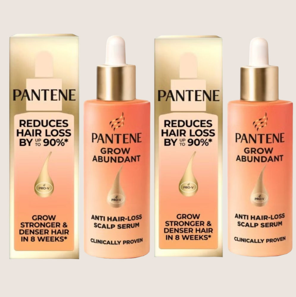 Pantene Grow Abundant Anti-Hair Loss Scalp Serum x2 Bundle 1 Piece Set