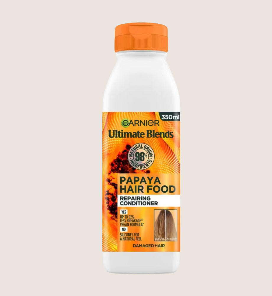 Garnier Ultimate Blends Hair Food Repairing Papaya Conditioner For Damaged Hair 350ml