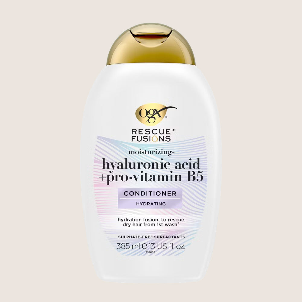 OGX Rescue Fusions Hyaluronic Acid + Pro-Vitamin B5 Hydrating Conditioner Dry Hair 385ml