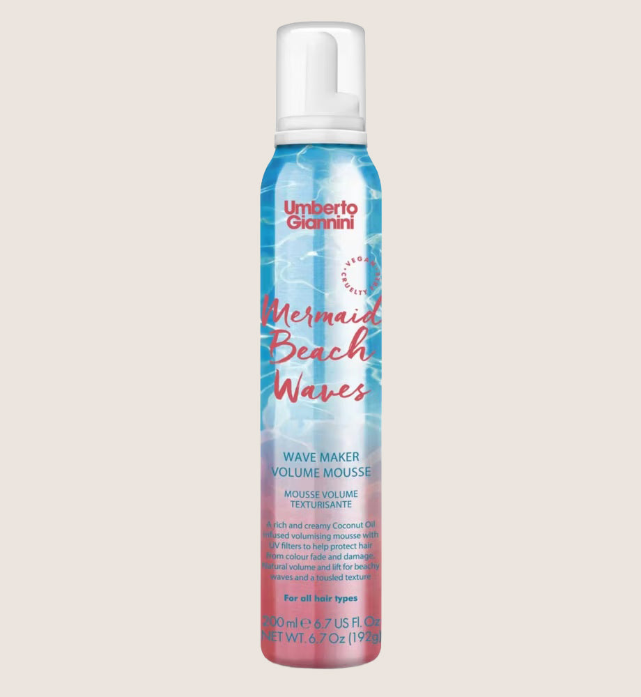 Umberto Giannini Mermaid Beach Waves Texturising Volume Mousse Wave Defining 200ml