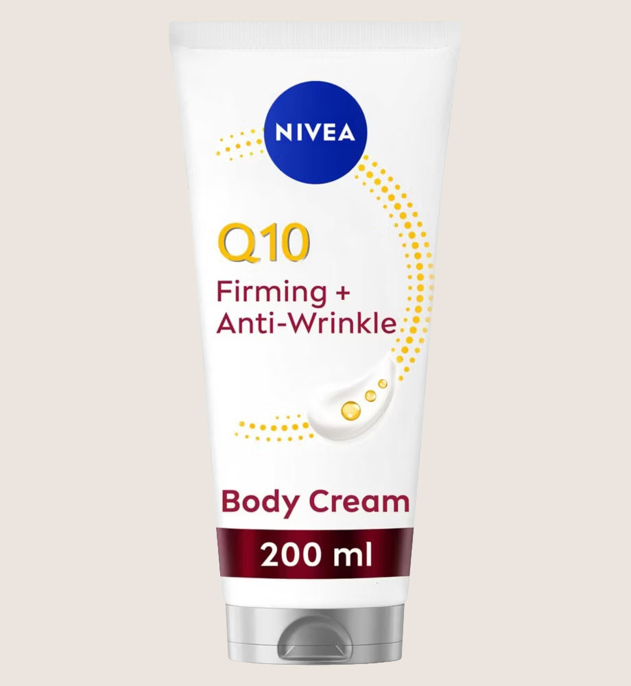 NIVEA Q10 Firming + Anti-Wrinke Body Neck & Chest Cream Moisturiser With Q10 200ml