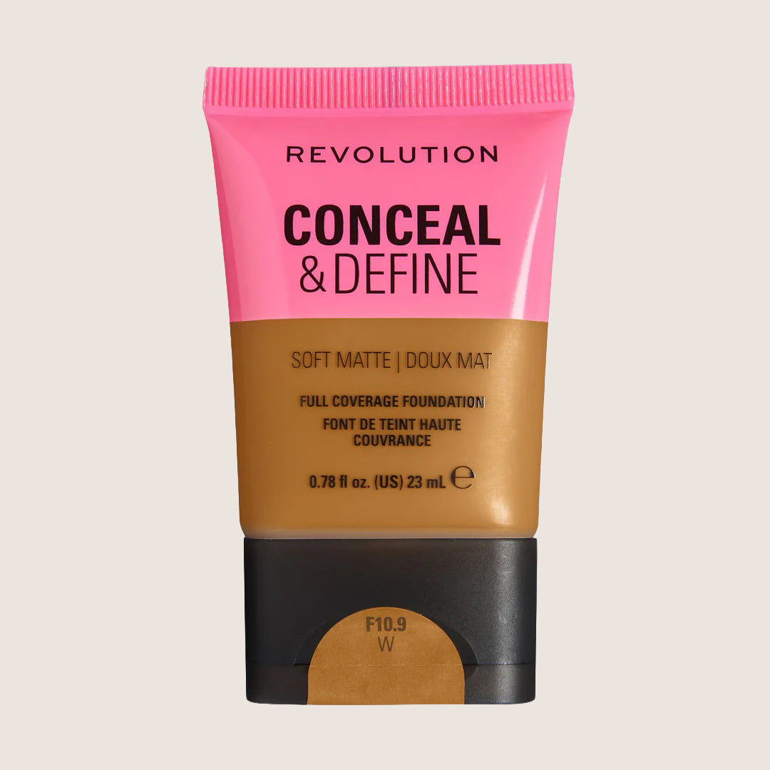 Revolution Conceal & Define Soft Matte Tube Foundation Flawless Base
