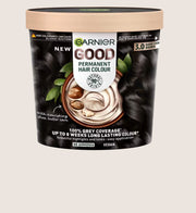 Garnier GOOD Permanent Hair Dye (Shade: 3.0 Dark Chocolate Brown) for vibrant, lasting colour