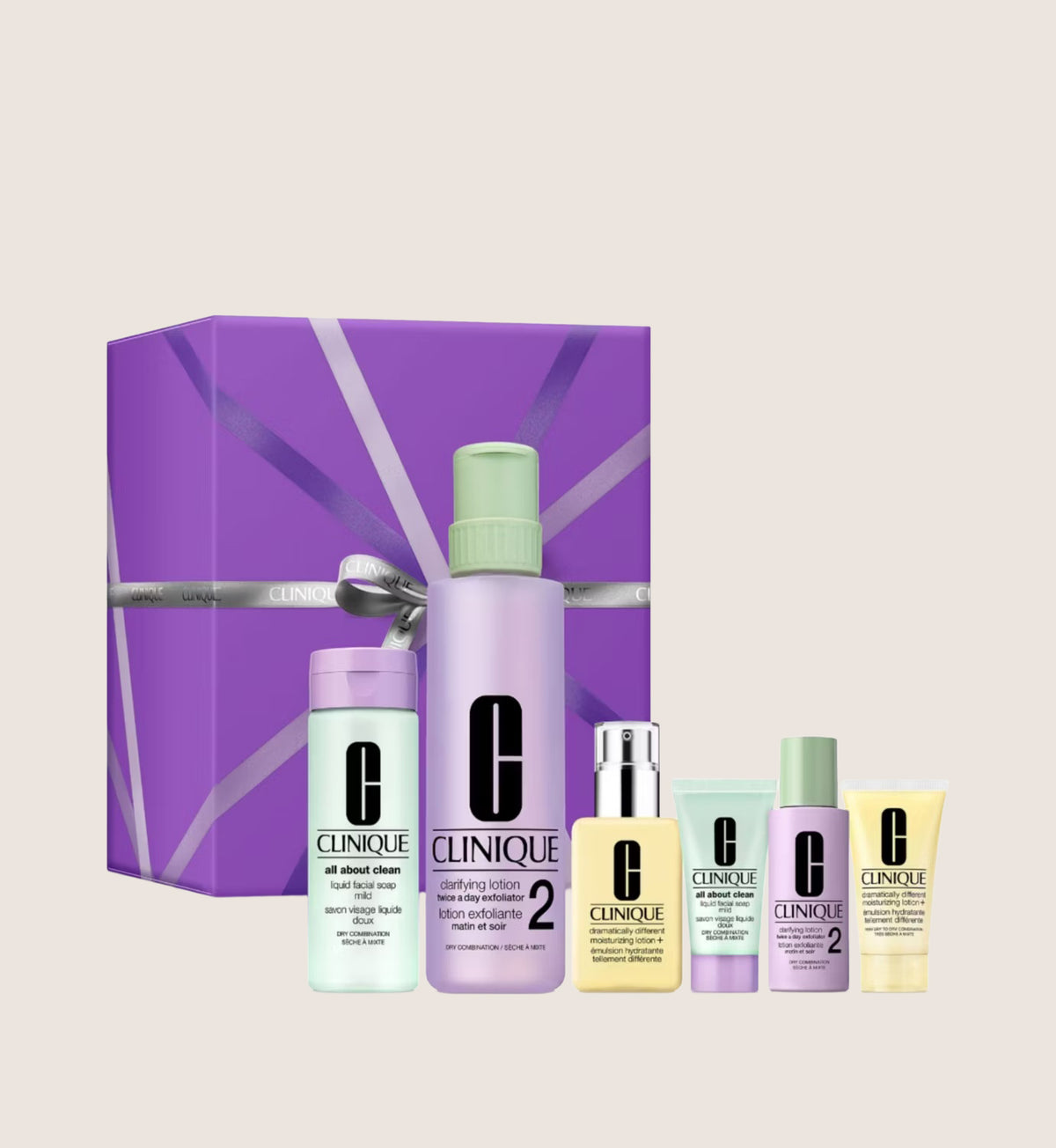 Clinique 3-Step Hydration Skincare Gift Set for Dry Combination Skin Skincare Gift Set For Her
