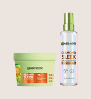 Garnier Keratin Sleek Treatment Bundle Mask Set